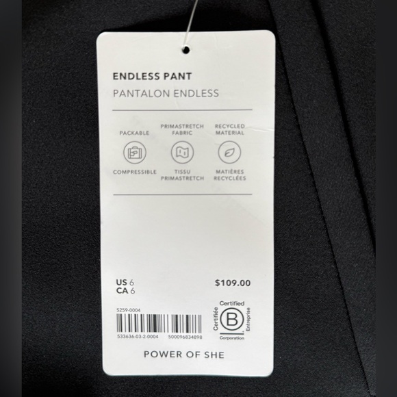 Athleta Women's High Rise Pant NWT - Picture 5 of 10